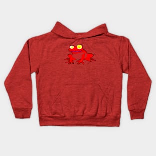 Red frog Kids Hoodie